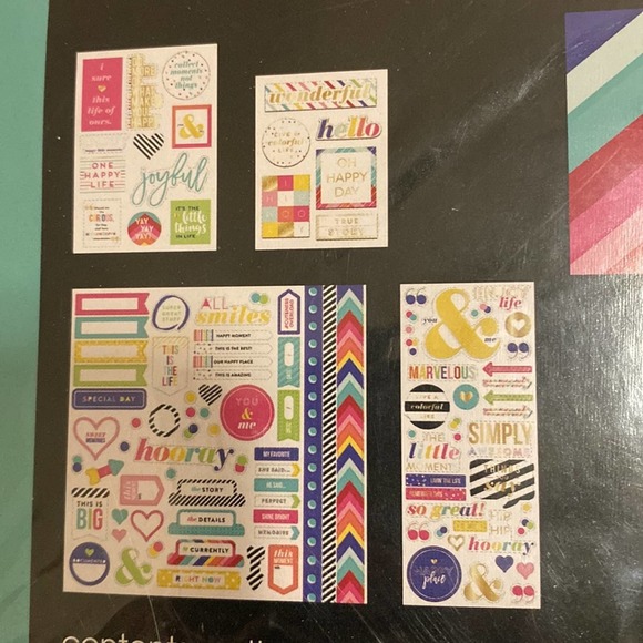 mambiKIT SCRAPBOOK KIT 12"X12" Me & My Big Ideas Brights - Picture 6 of 6